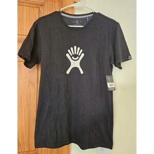 Hydro Flask Men's Logo Tee Shirt Sz S Black New Hydro Free NWT